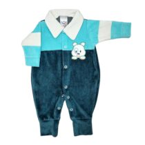 MACACÃO LONGO PLUSH BORDADO TERMOCOLANTE URSINHO