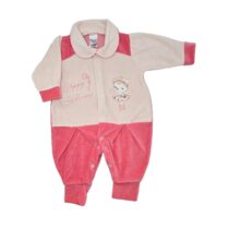 MACACÃO LONGO PLUSH BORDADO BAILARINA FEM
