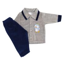 CONJ. PLUSH GOLA BORDADO MASC