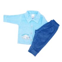 CONJ. PLUSH GOLA BORDADO CARRINHO MASC