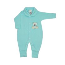 MACACÃO MALHA CANELADA RIBANA BORDADO TERMO COLANTE