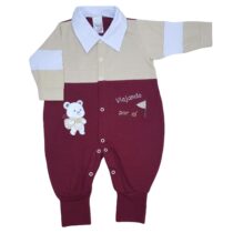 MACACÃO LONGO MEIA MALHA BORDADO VIAJANDO MASC