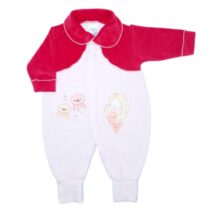 MACACÃO LONGO PLUSH COLETINHO BORDADO