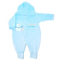 MACACÃO LONGO PLUSH BORDADO GATINHO