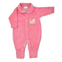 MACACÃO LONGO PLUSH BORDADO TERMOCOLANTE TREM