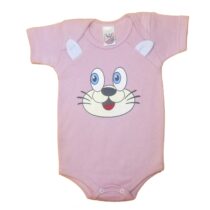 BODY SUEDINE M/CURTA COM ORELHINHAS SILK UNISEX