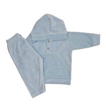 CONJ. PLUSH COM BOLSO LISTRADO UNISSEX