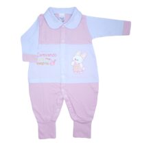 MAC. LONGO MEIA MALHA COELHINHO UNISSEX BORDADO