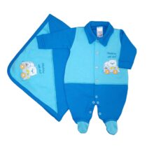 SAIDA DE MATERNIDADE REATIVA BORDADA MASCULINA