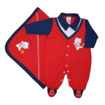 SAIDA DE MATERNIDADE MEIA MALHA REATIVA BORD MASC