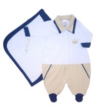 SAIDA DE MATERNIDADE MEIA MALHA PRINCIPE MASC