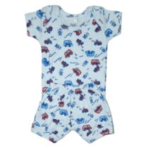 CONJ BODY M/CURTA ESTAMPADO DIVERSOS C/ SHORTS (2PCS)