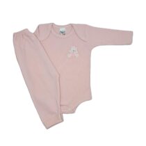 CONJ. BODY SUED. 5/1 M/LONGA C/CULOTE (BORD.) (2PCS)