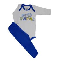 CONJ. BODY SUEDINE M/LONGA C/CULOTE EST (2PCS)