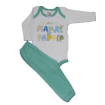 CONJ. BODY SUEDINE M/LONGA C/CULOTE SILK (2PCS)