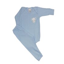 CONJ. BODY SUEDINE RIBANA M/LONGA BORDADO C/CULOTE