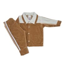 CONJ. PLUSH GOLA  COM LISTRAS LATERAL MASC